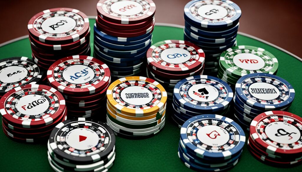 poker chips value